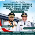 Bank Bengkulu Berikan Ucapan Selamat Kepada Gubernur-Wakil Gubernur Terpilih